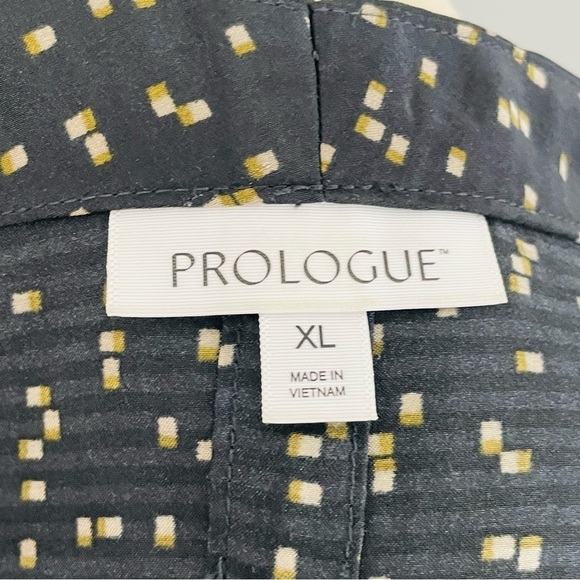 Prologue x Target Black Ground Dot Blouse- Pleated Cuffs- Size XL - Picture 7 of 7